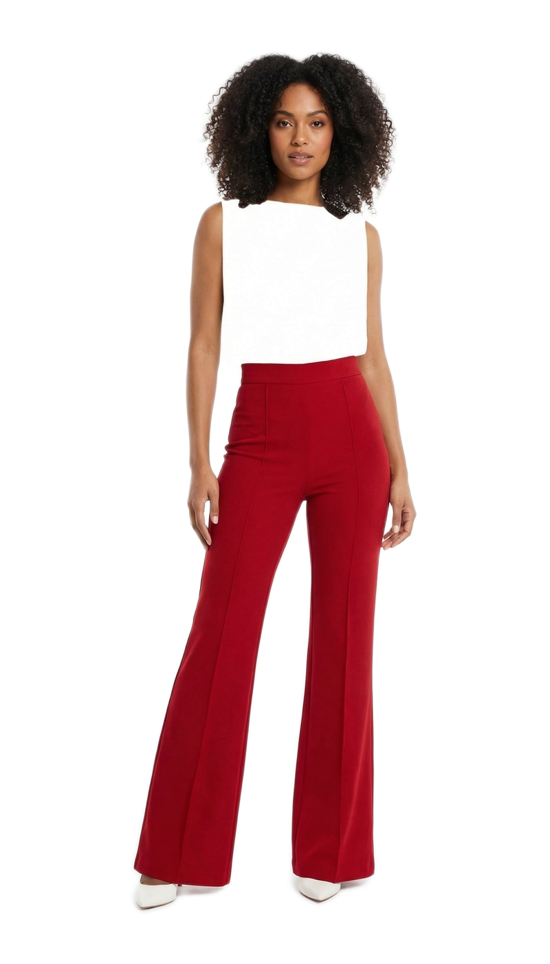 Pantalon L'indispensable - Rouge